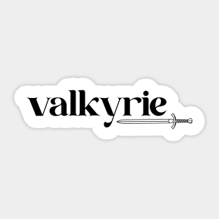 Valkryie Design Sticker